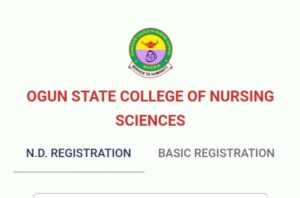 Ogun State College of Nursing Sciences ND/HND Nursing Admission Form 2026/2027